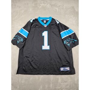 NFL Pro Line Cam Newton Carolina Panthers Jersey Mens 3XL Black #1 Football